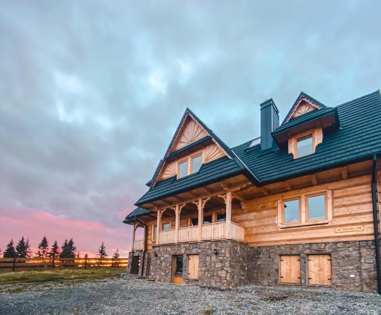 Dom Z Widokiem Na Wierchy - Panorama Na Tatry - Traditional Folk House Gliczarów Exteriör bild