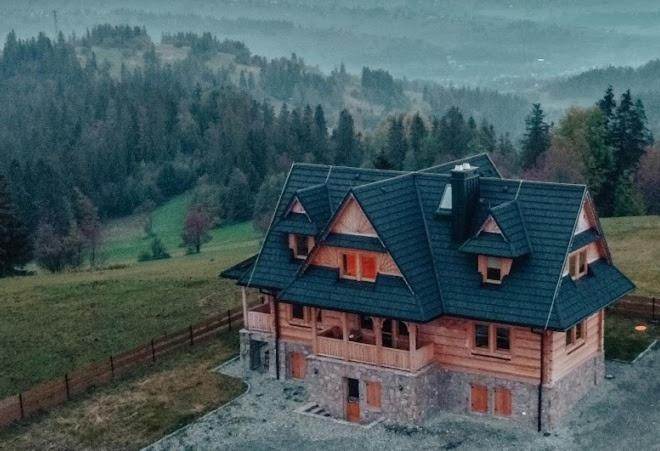 Dom Z Widokiem Na Wierchy - Panorama Na Tatry - Traditional Folk House Gliczarów Exteriör bild