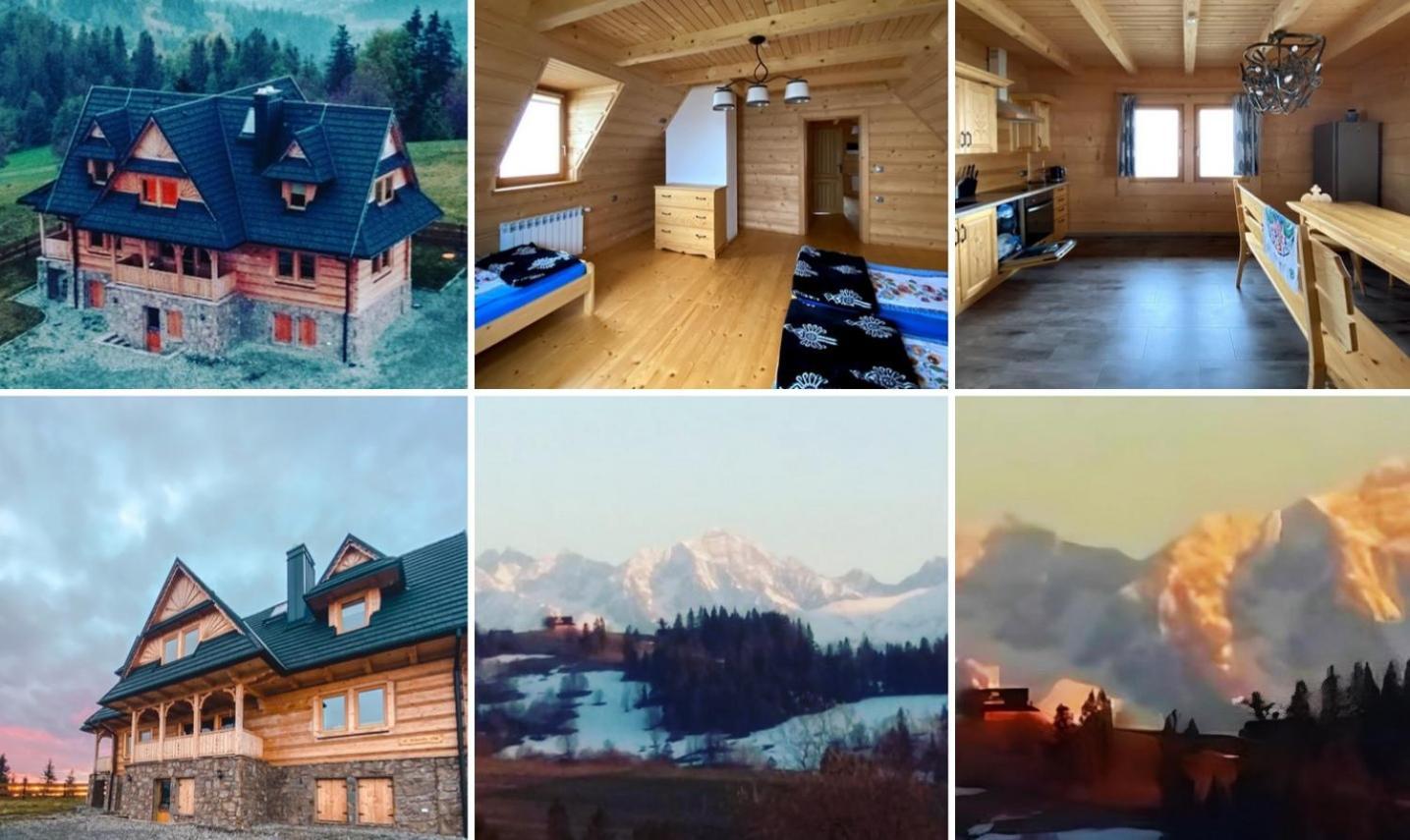 Dom Z Widokiem Na Wierchy - Panorama Na Tatry - Traditional Folk House Gliczarów Exteriör bild